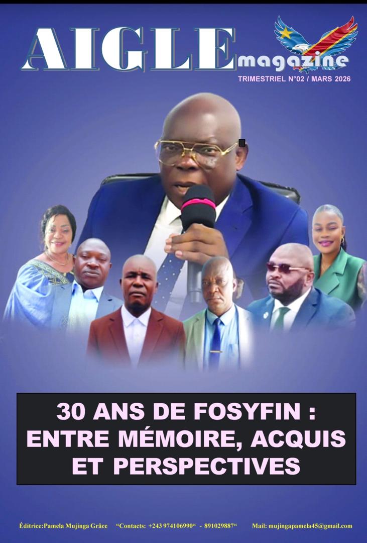 Couverture Aigle Magazine N°02 dédiée aux 30 ans de FOSYFIN